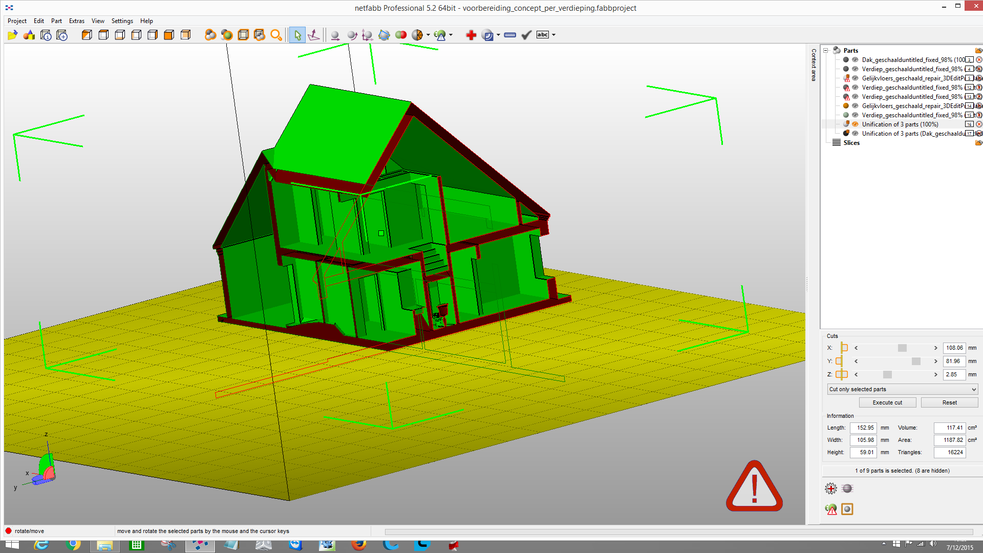 Controle op 3D-printbaarheid