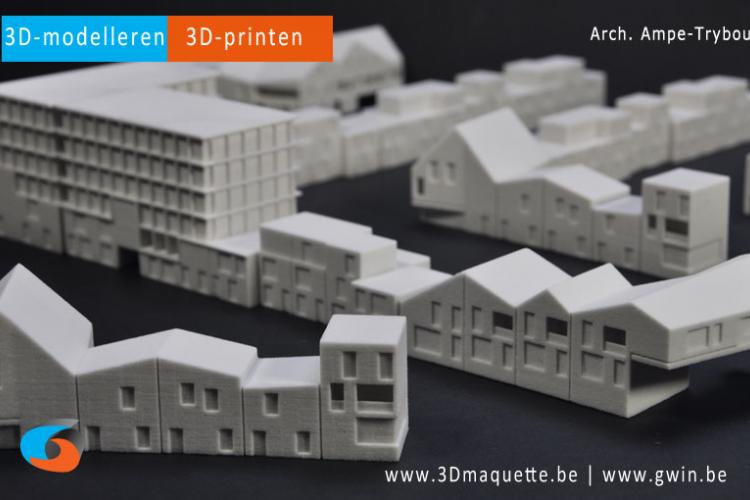 Keramische 3D-print voor stadsproject