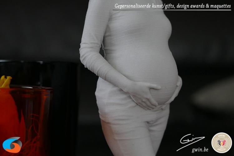 Zwangerschapsbeeldje - Zwangereschapsbuik - 3D print - 3D fotografie - buik print - impression ventre