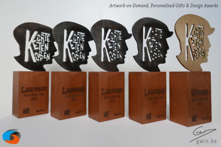 design award - gepersonaliseerde award - 3d-trofee - 3D-award