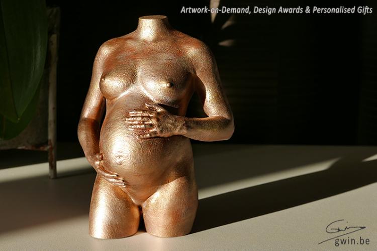 Zwangerschapsbuikje - Zwangere buik - 3D print - 3D fotografie - buik print - impression ventre – print belly - 3D belly