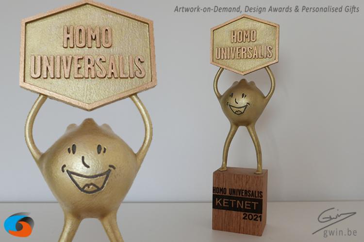 DesignAward - 3D Award - Trofee - Uniek Geschenk